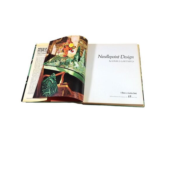 Needlepoint Design By Louis J. Gartner Jr. Hardcover Book With 60+ Color Plates - Picture 4 of 13